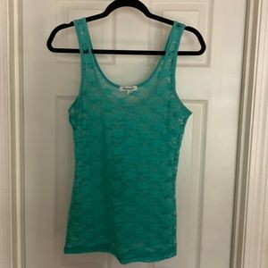 Aeropostale Floral See thru Tank